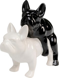 Deko Figur Love Dogs Schwarz – Grafik-1.