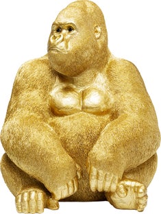 Deko Figur Monkey Gorilla Side XL Gold 76cm – Grafik-1.