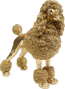 Deko Figur Mrs Poodle Gold 34cm – Grafik-1.