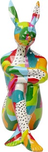 Deko Figur Rabbit Gillie Abstract – Grafik-1.