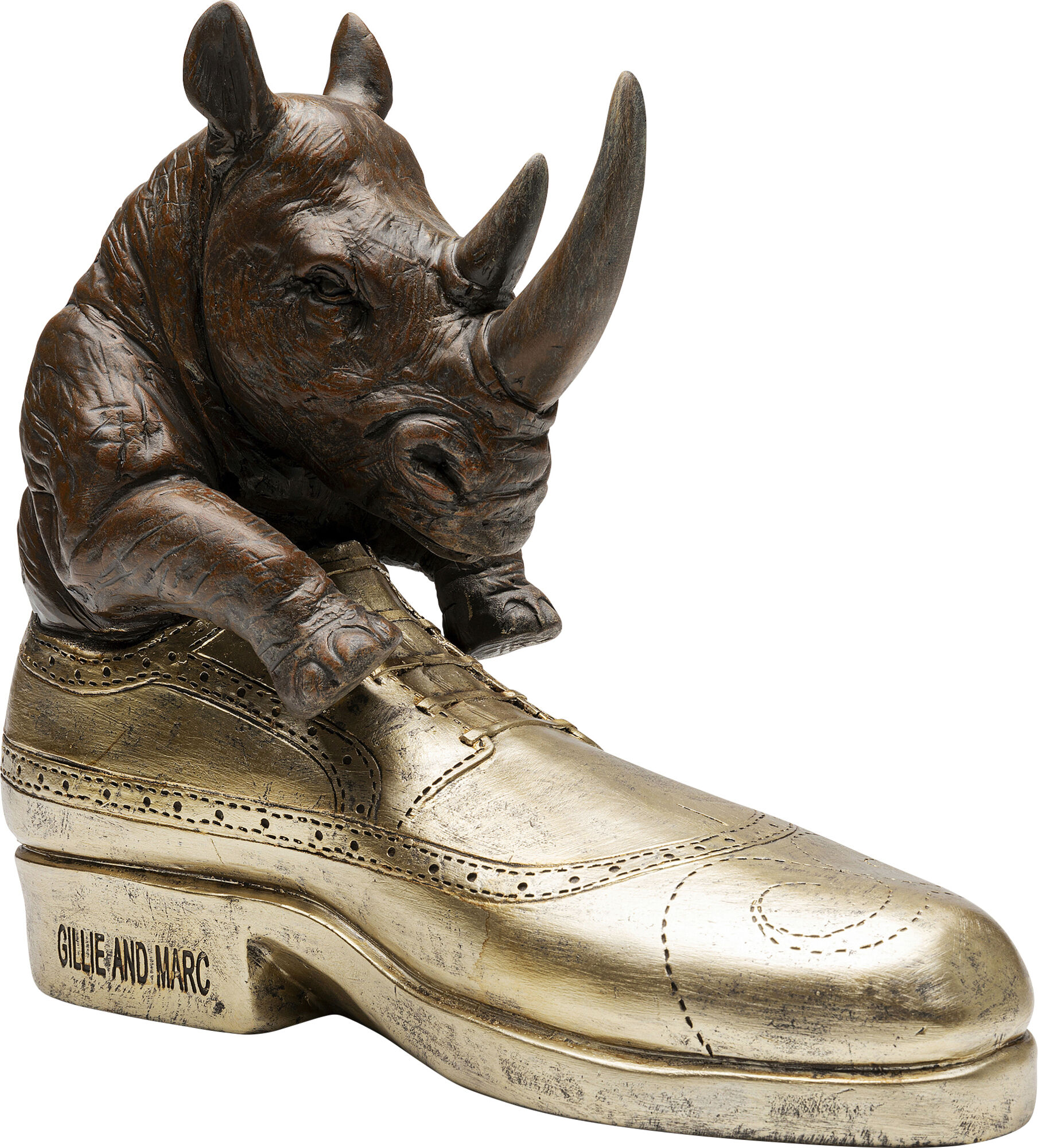 Deko Figur Rhino Shoe Fetish 28cm – Grafik-1.
