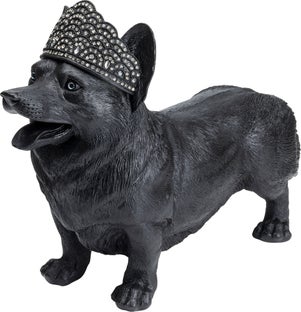 Deko Figur Royal Standing Corgi Schwarz – Grafik-1.