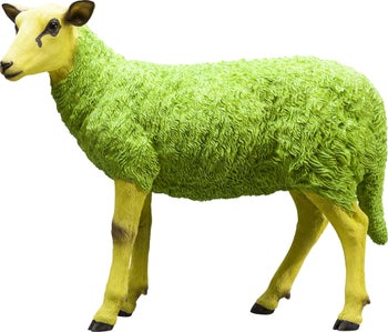 Deko Figur Sheep Colore Green – Grafik-1.