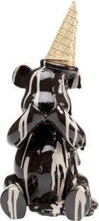 Deko Figur Sitting Gelato Bear Schwarz 37cm – Grafik-1.