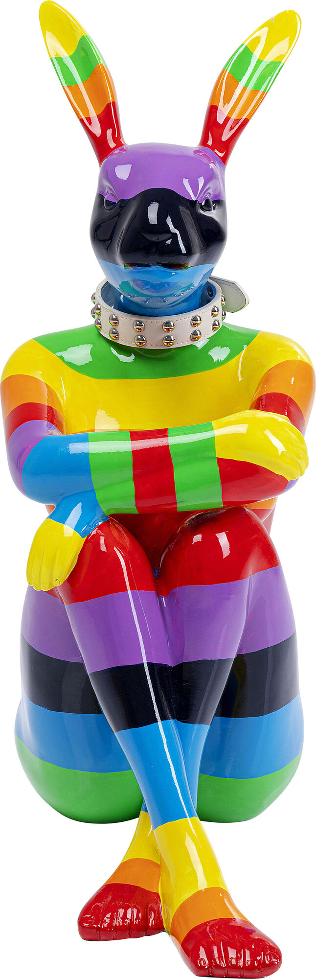 Deko Figur Sitting Rabbit Rainbow 80 – Grafik-1.