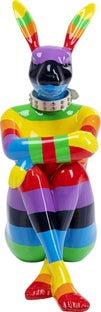 Deko Figur Sitting Rabbit Rainbow 80 – Grafik-1.