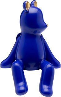 Deko Figur Sitting Bear Blau 20cm – Grafik-1.