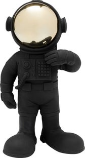 Deko Figur Welcome Astronaut Schwarz 27cm – Grafik-1.