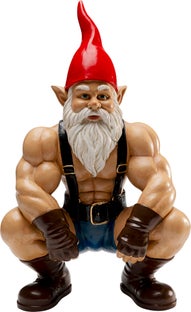 Deko Figur Zwerg Muscle 48cm – Grafik-1.