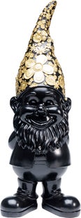 Deko Figur Zwerg Standing Schwarz Gold 61cm – Grafik-1.