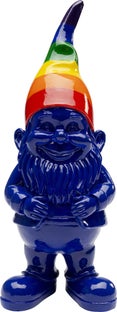 Deko Figur Zwerg Stehend Rainbow Blau 21cm – Grafik-1.