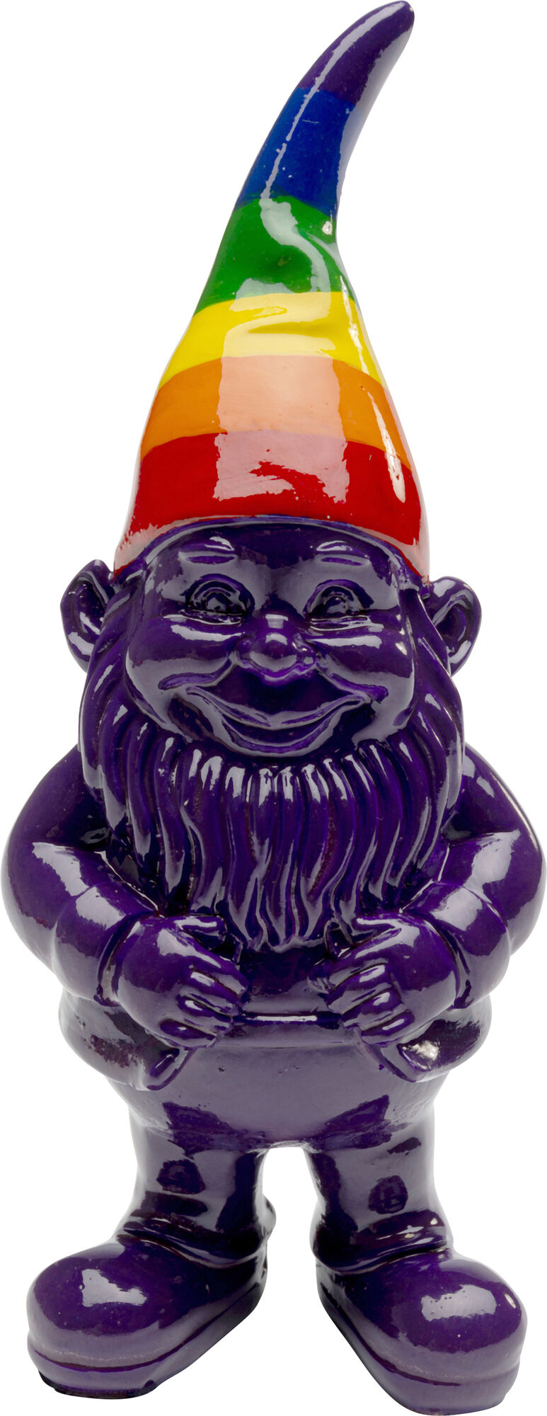 Deko Figur Zwerg Stehend Rainbow Lila 11cm – Grafik-1.