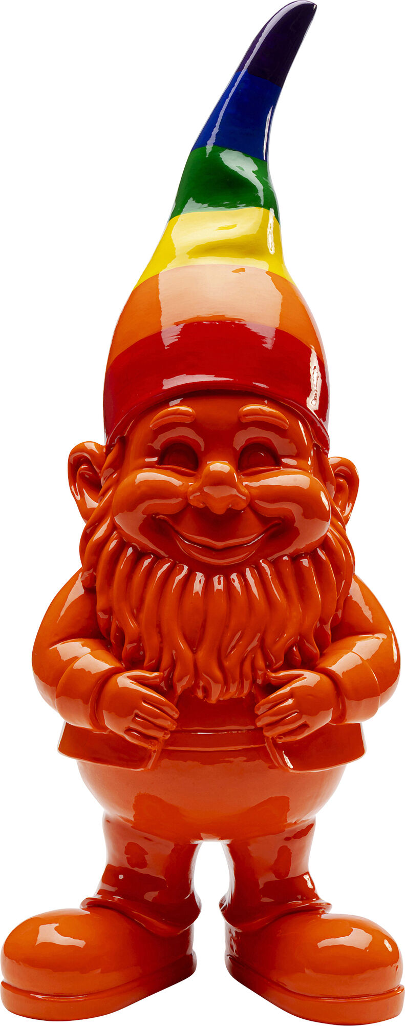 Deko Figur Zwerg Stehend Rainbow Orange 46cm – Grafik-1.