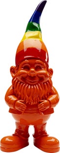 Deko Figur Zwerg Stehend Rainbow Orange 46cm – Grafik-1.