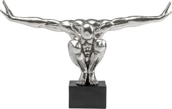 Deko Objekt Athlete XL Silber – Grafik-1.