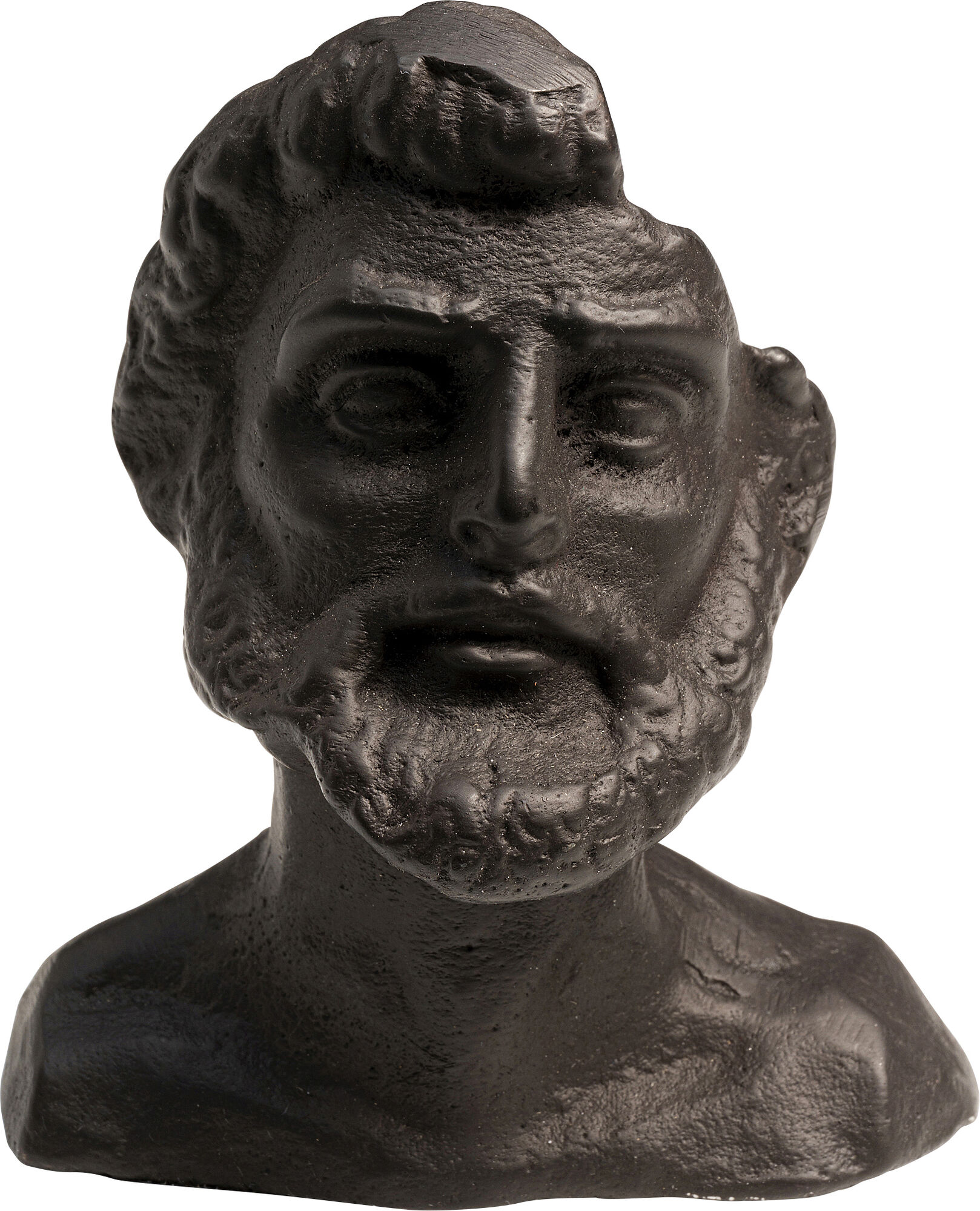 Deko Objekt Bearded Man Anthrazit 11cm – Grafik-1.