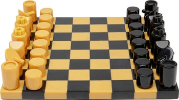 Deko Objekt Chess Focus Senf 26x26cm – Grafik-1.