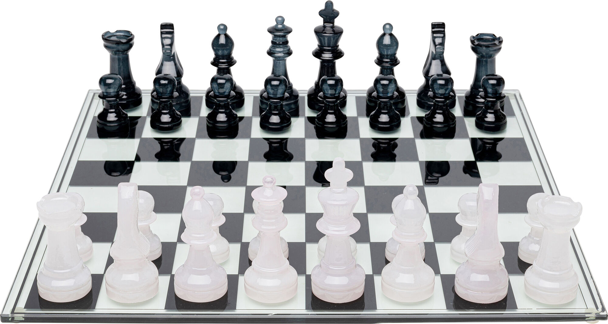 Deko Objekt Chess Transparent 60x60cm – Grafik-1.