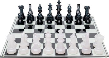 Deko Objekt Chess Transparent 60x60cm – Grafik-1.