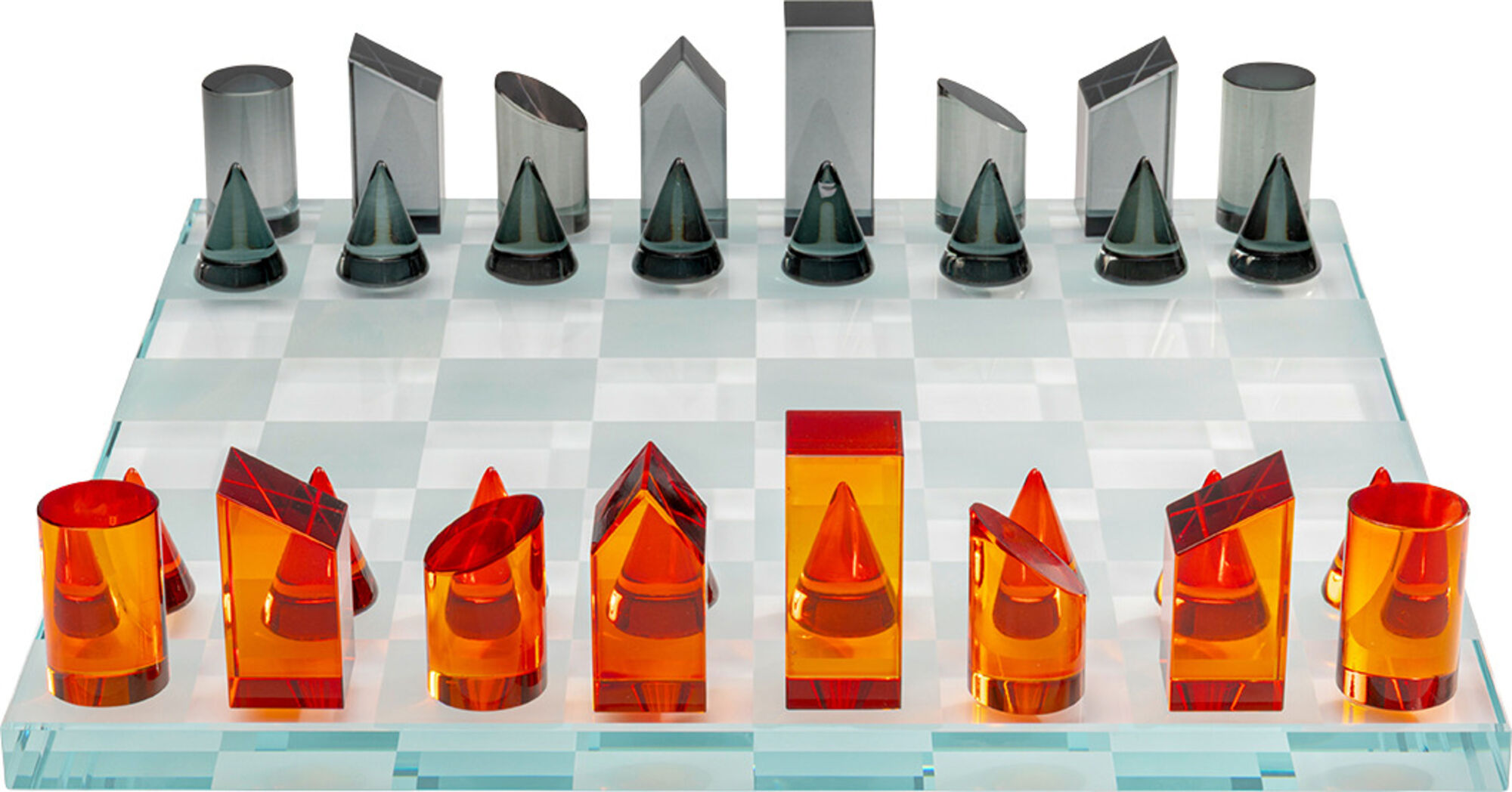 Deko Objekt Crystal Chess 37x37cm