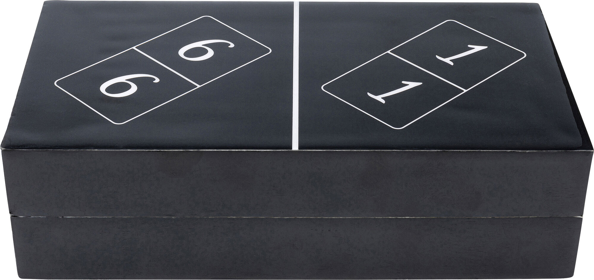 Deko Objekt Domino Schwarz 24x7cm – Grafik-1.
