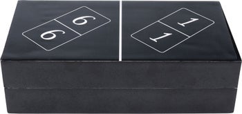 Deko Objekt Domino Schwarz 24x7cm – Grafik-1.