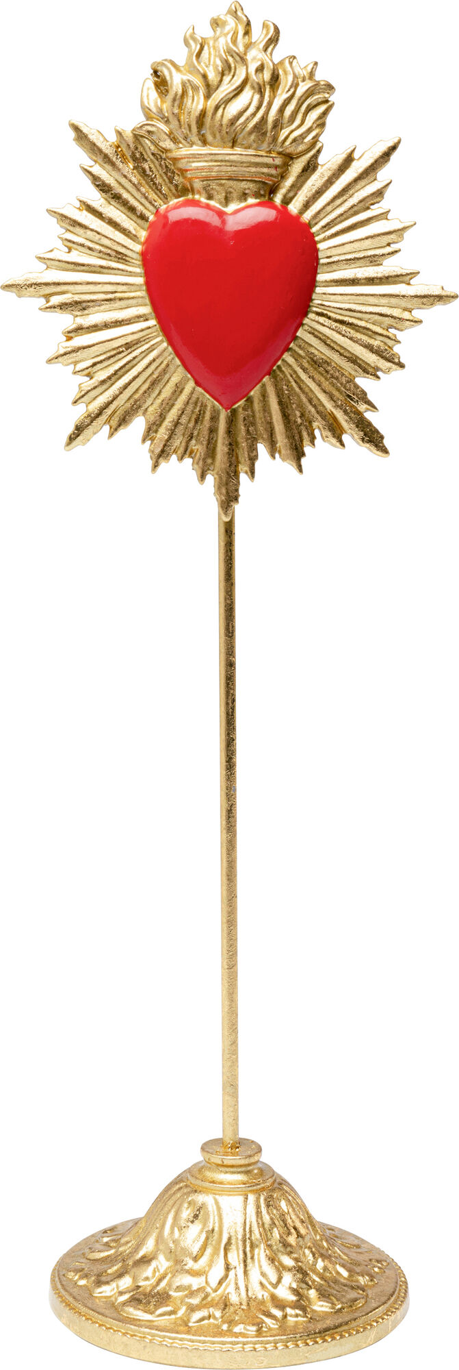 Deko Objekt Flaming Heart 31cm – Grafik-1.