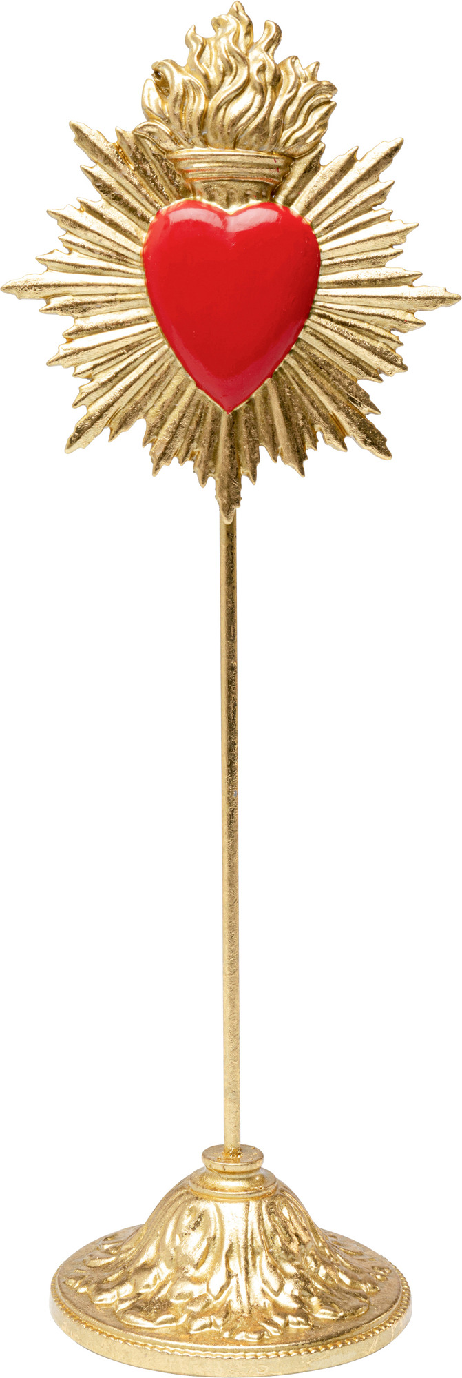 Produkt: Deko Objekt Flaming Heart 31cm.