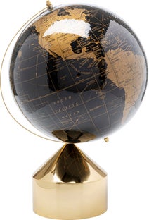 Deko Objekt Globe Top Gold 47cm – Grafik-1.