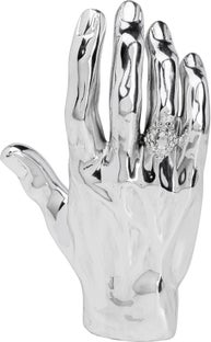 Deko Objekt Mano Diamond Ring Silber 35cm – Grafik-1.