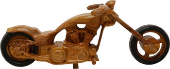 Deko Objekt Motorrad Wild 98x40cm - Einzelstück – Grafik-1.