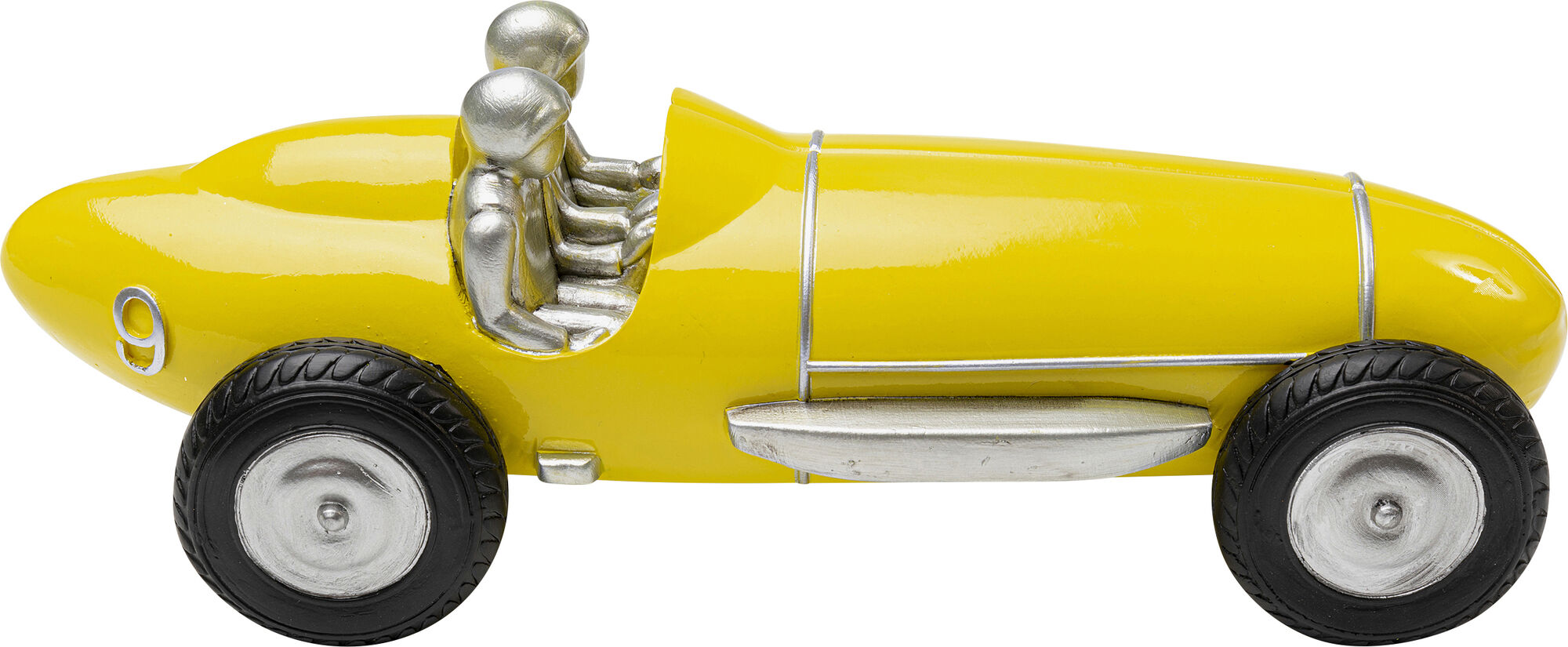 Deko Objekt Racing Car Gelb 9cm – Grafik-1.