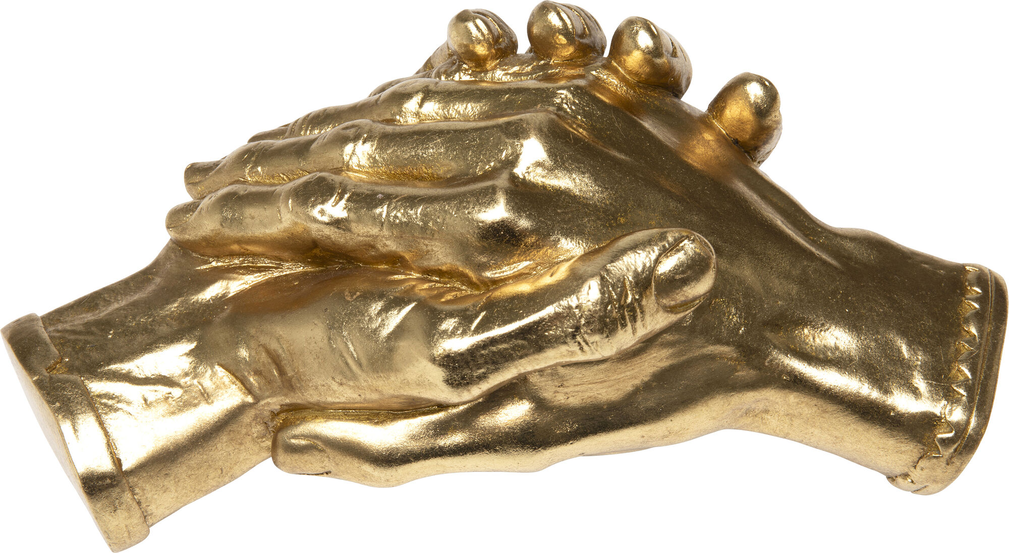 Deko Objekt Shake Hands Gold 25cm – Grafik-1.