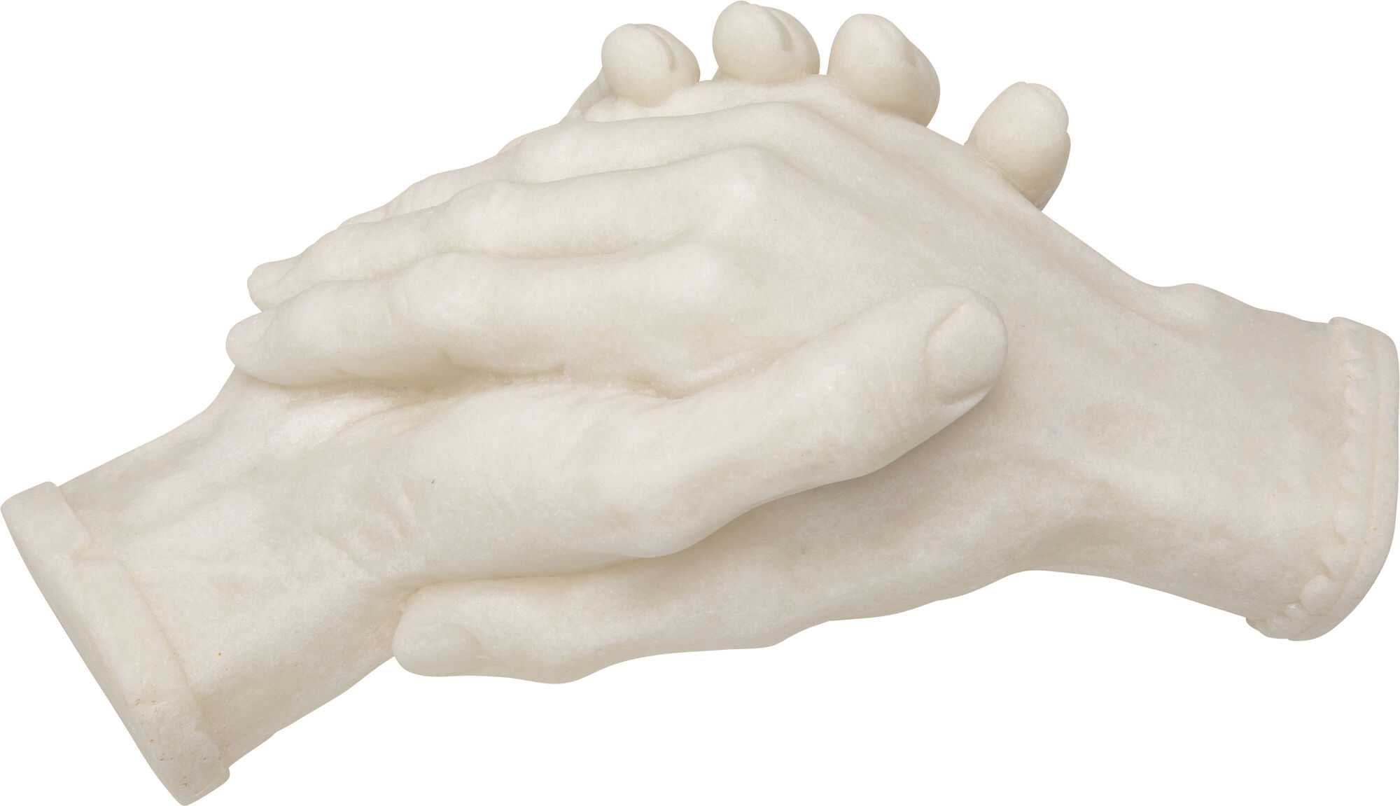 Deko Objekt Shake Hands Weiß 25cm – Grafik-1.