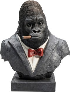 Deko Objekt Smoking Gorilla 48cm – Grafik-1.