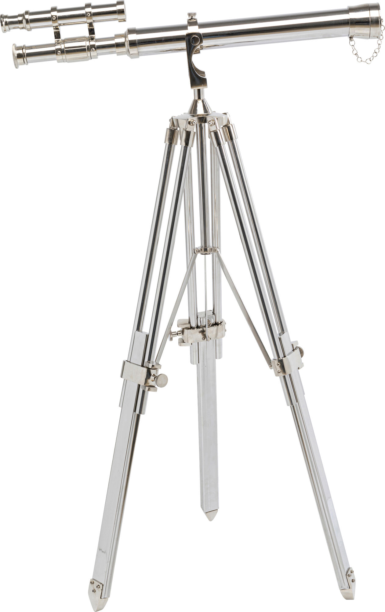Deko Objekt Telescope Silber 125cm – Grafik-1.