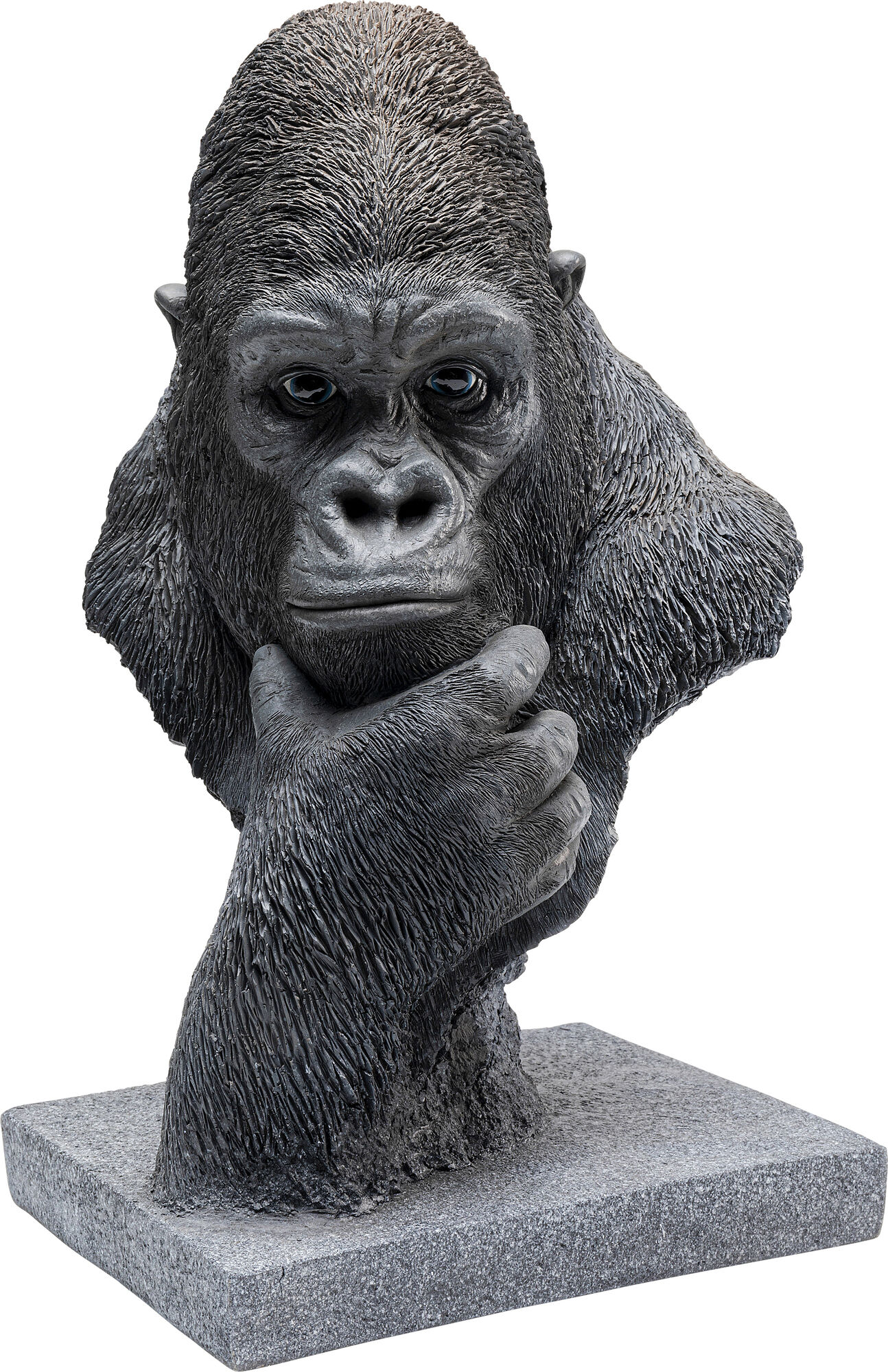Deko Objekt Thinking Gorilla Head 49cm – Grafik-1.
