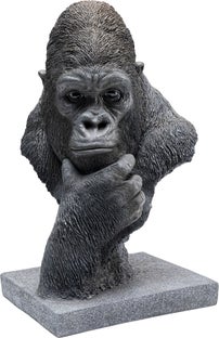 Deko Objekt Thinking Gorilla Head 49cm – Grafik-1.