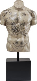 Deko Objekt Torso Tattoo – Grafik-1.