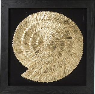 Deko Rahmen Golden Snail 120x120cm – Grafik-1.
