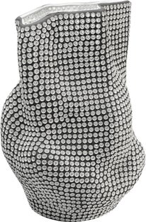 Deko Vase Anemone Schwarz 43cm – Grafik-1.