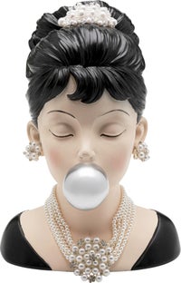 Deko Vase Bubble Gum Lady 30cm – Grafik-1.