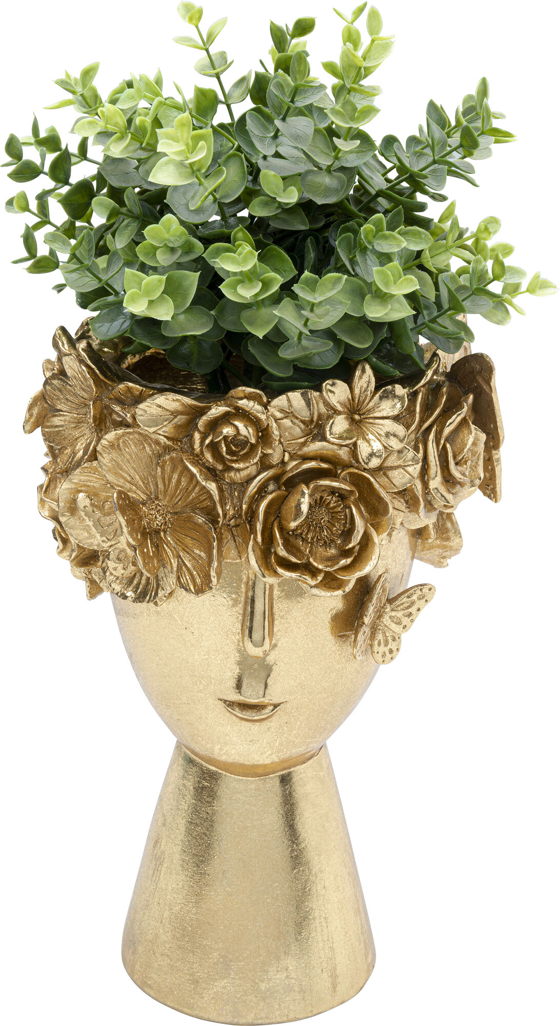 Deko Vase Flowercrown Gold 20cm – Grafik-1.