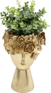 Deko Vase Flowercrown Gold 20cm – Grafik-1.