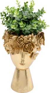 Deko Vase Flowercrown Gold 20cm – Grafik-1.