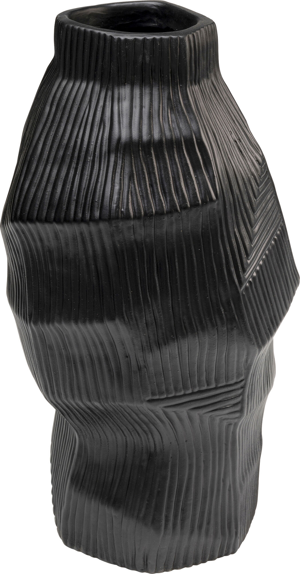 Kare Design Vase 'Chameleon Jack Fruit' – Grün/gold, 39 Cm, Deko-Vase Mit Chamäleon-Motiv