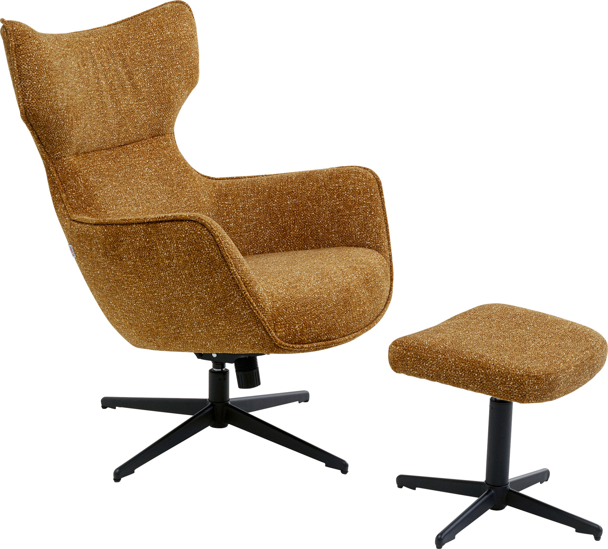 Drehsessel + Hocker Jules Gelb – Grafik-1.