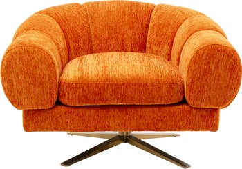 Drehsessel Janno Orange - Einzelstück – Grafik-1.
