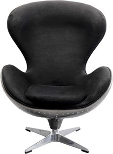 Drehsessel Lounge Black Graphit - Einzelstück – Grafik-1.
