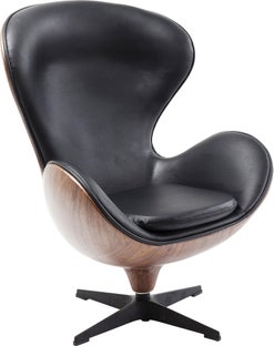Drehsessel Lounge Black Walnut – Grafik-1.